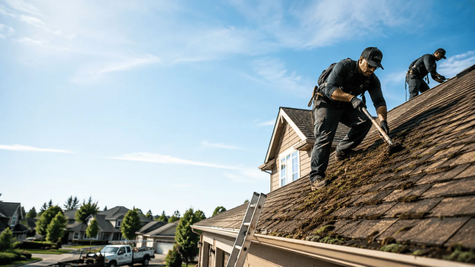 Roof Moss Removal in Cary, IL near me